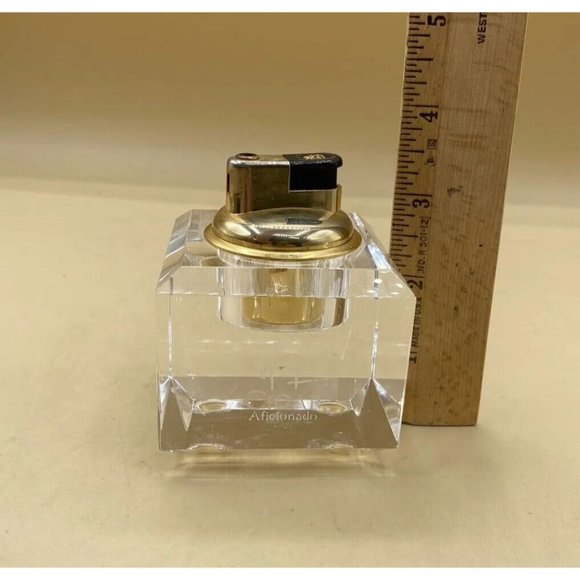 Neiman Marcus Horchow Cigar Aficionado Lead Crystal Lighter READ - Picture 8 of 11